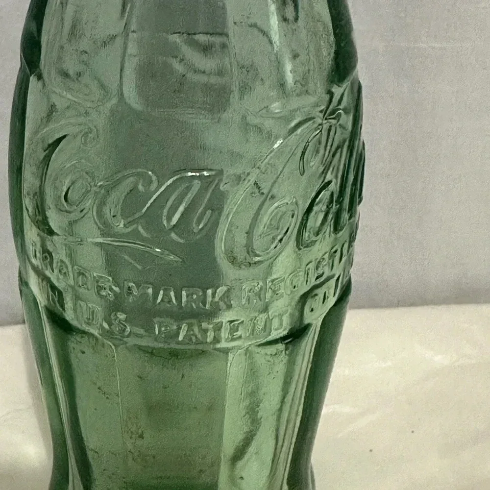 Vintage 1959 60 Coca Cola Green Glass Bottle